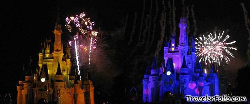 walt disney world castle at night. Disney of the World