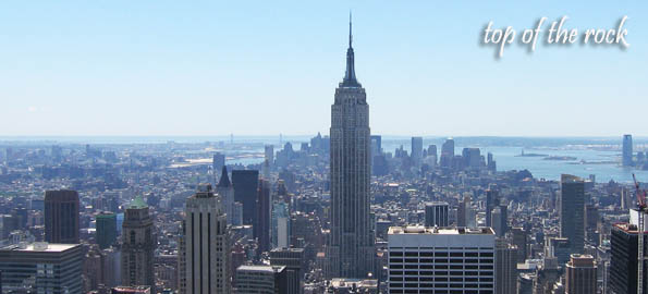New York Rockefeller Center - Top of the Rock!