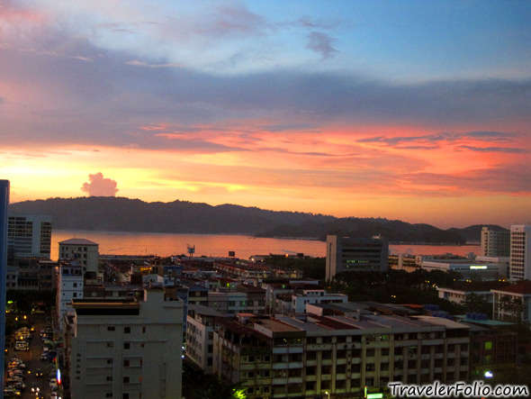 sunset-waterfront-kota-kinabalu